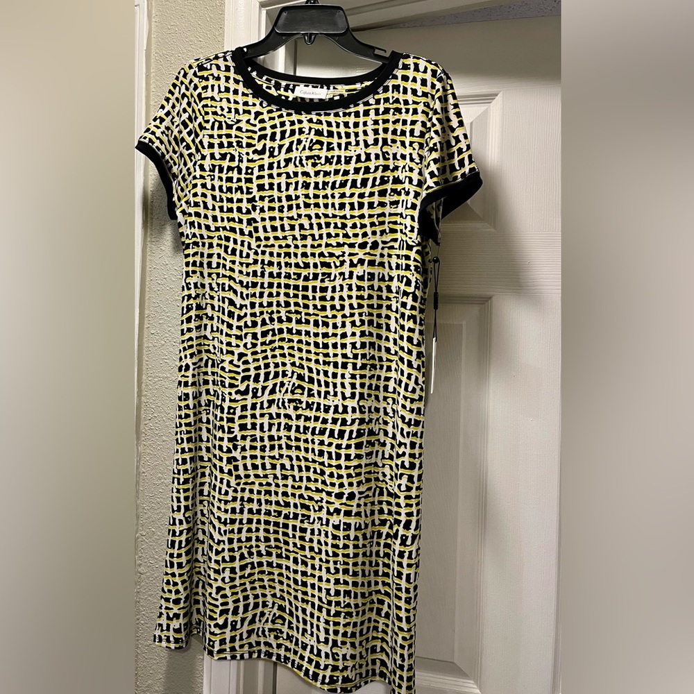 Calvin Klein NWT Patterned Casual Dress